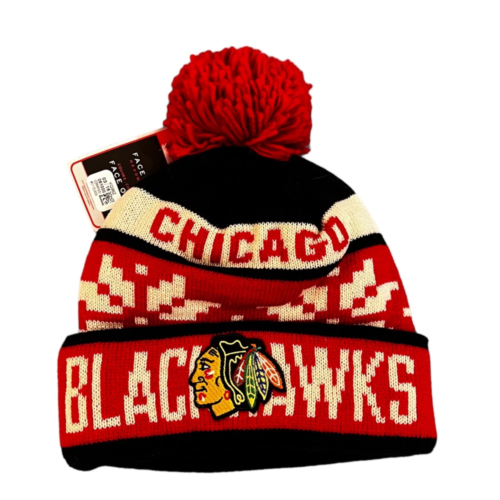 Blackhawks (NHL) Beanie with Pom Pom